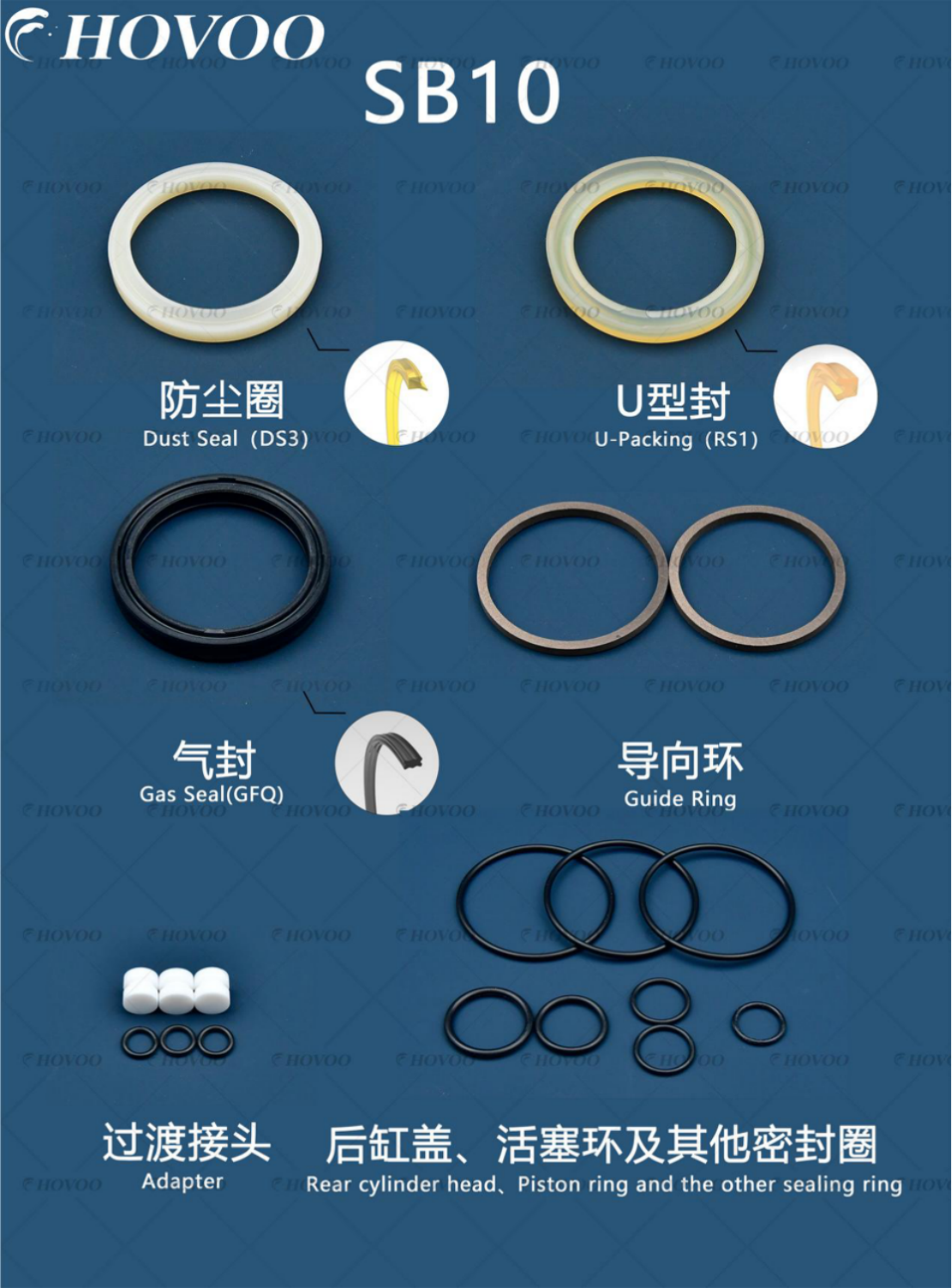 sb10 hydraulic hammer seal kits-2