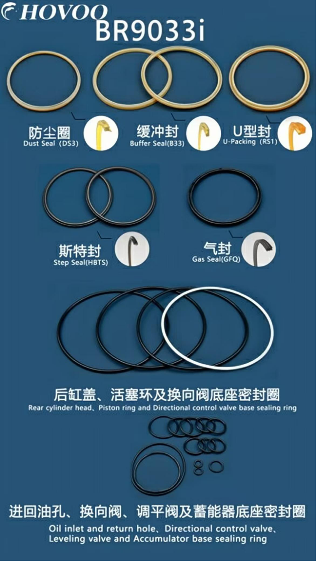 br9033i hydraulic hammer seal kits-2