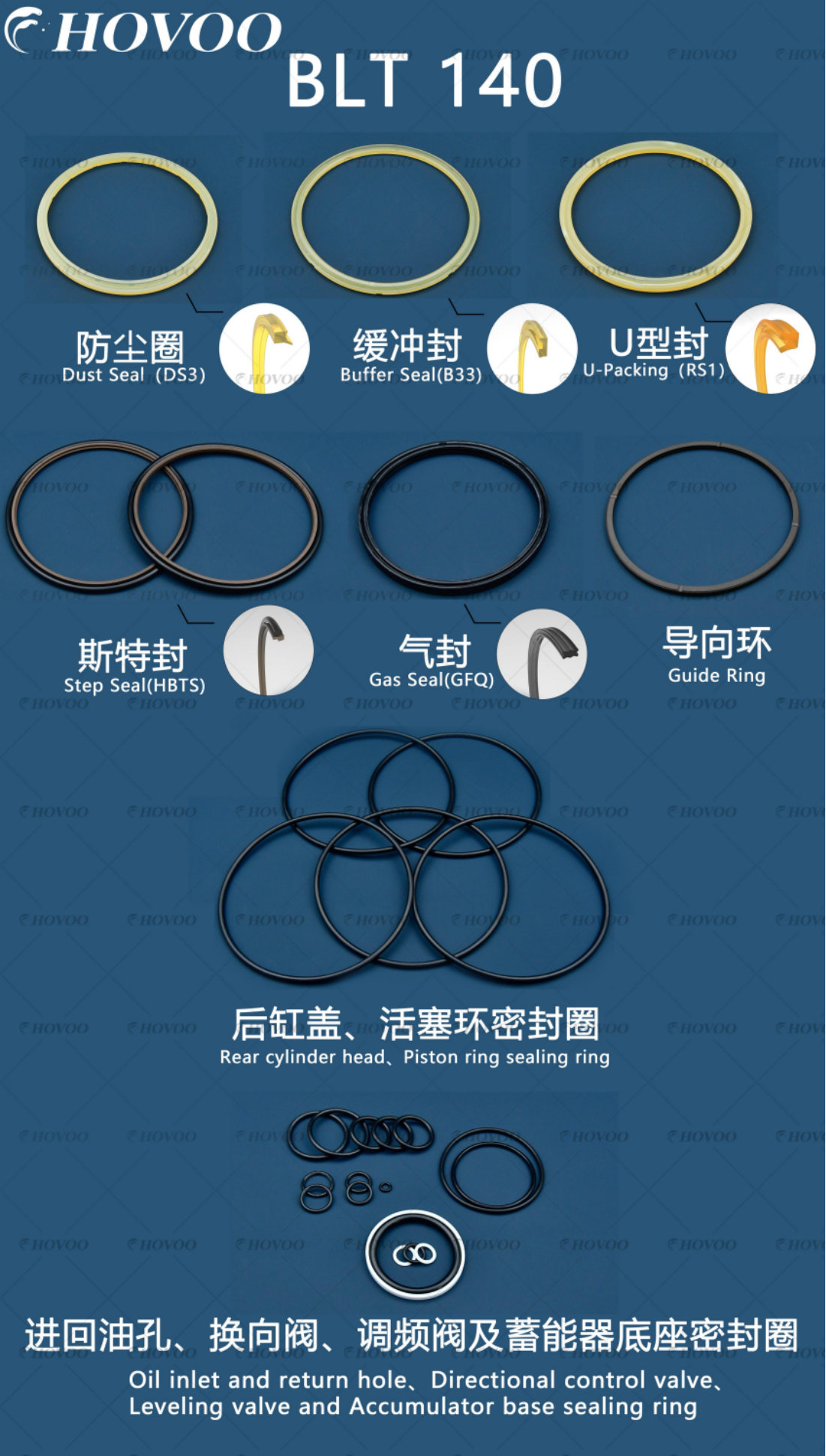 beilite blt 140 hydraulic hammer seal kits-2