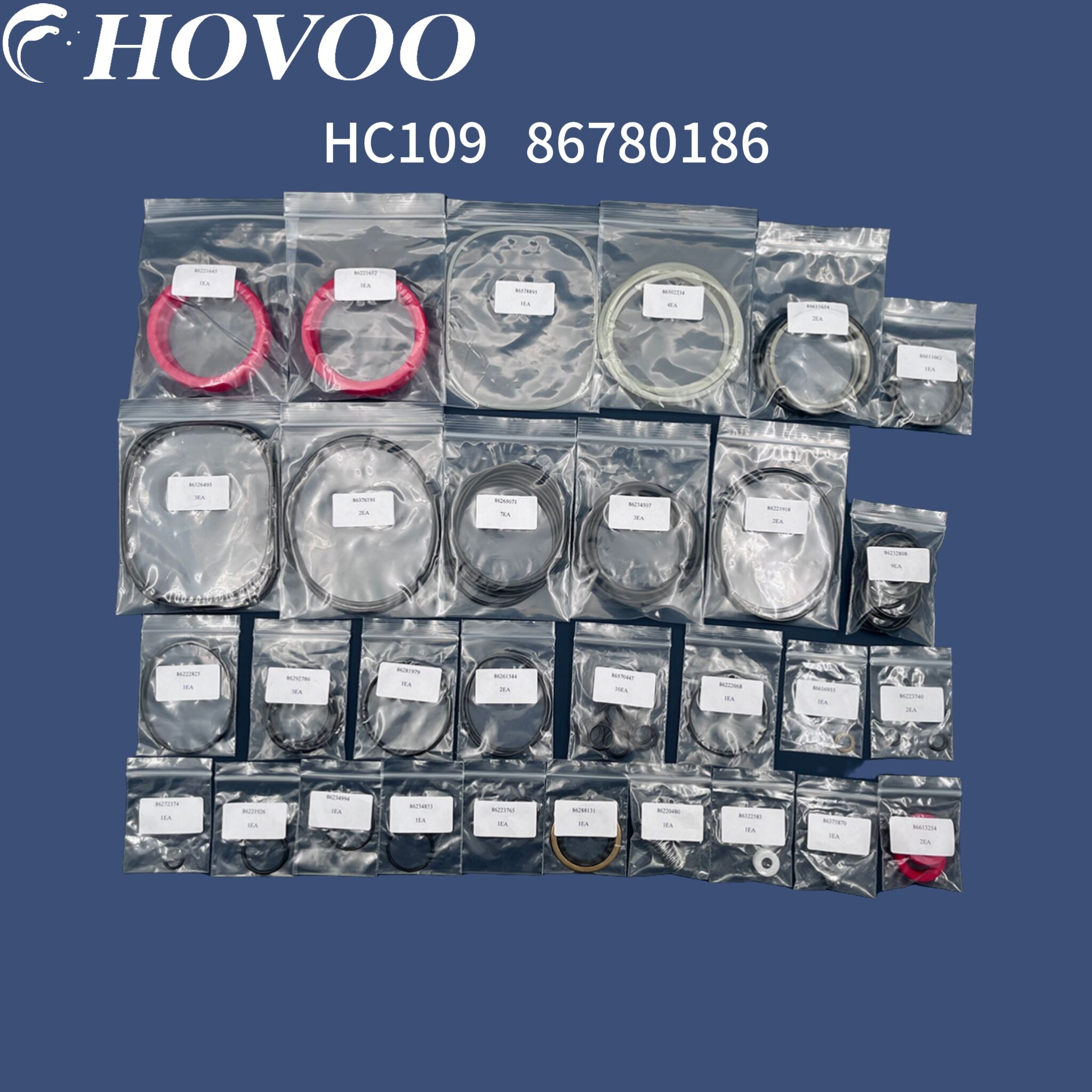 86780186/எச்சி109 ஹைட்ராலிக் ராக் டிரில் சீல் கிட்ஸ்