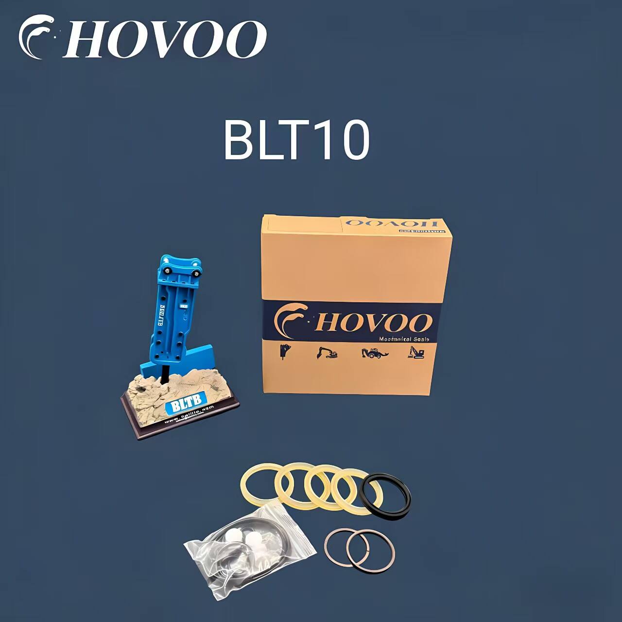 BLT10 Hydraulic Breaker, suitable for 0.8-3 ton mini excavators, HOVOO hydraulic hammer