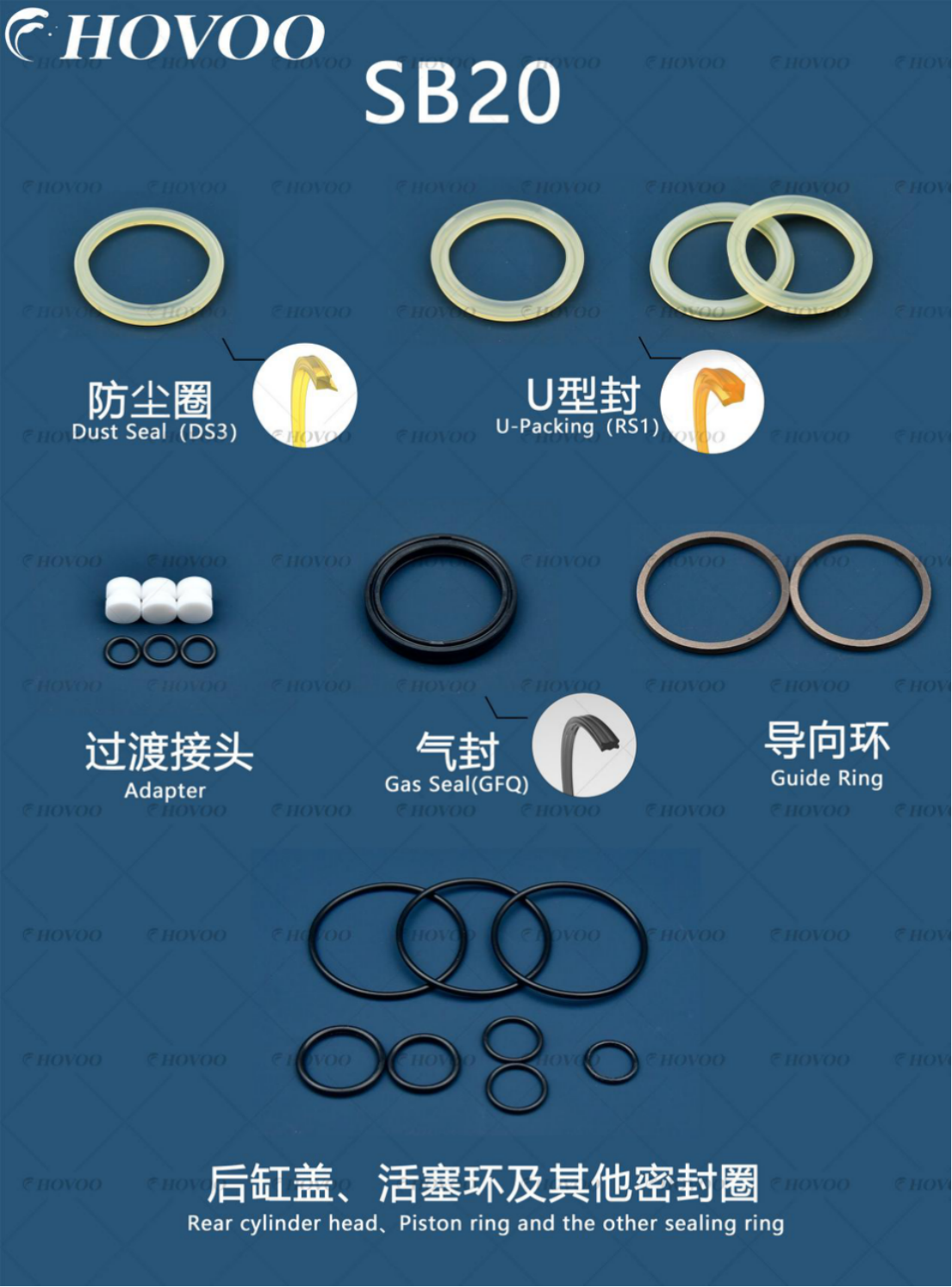 sb20 hydraulic hammer seal kits-2