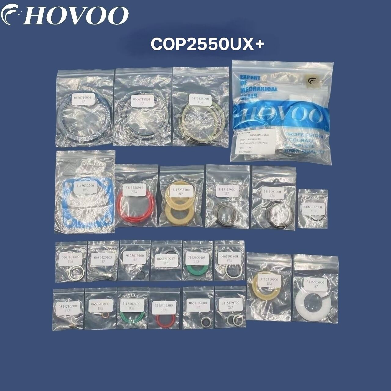 Setiau Tôg COP2550UX+ Hydrolig ar gyfer Prennwr Creigiau