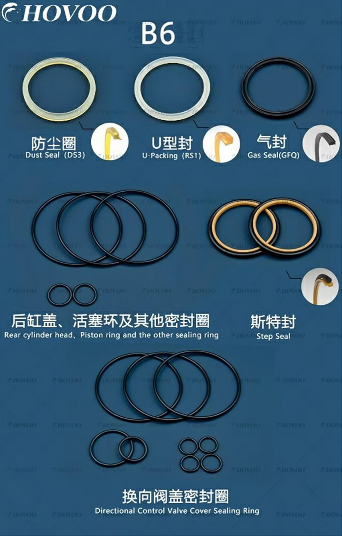 B6 Hydraulic Hammer Seal Kits supplier