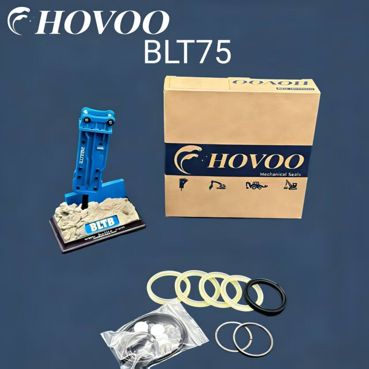 BLT75 Hydraulic Breaker, 6-12 ton excavator, urban construction demolition tool