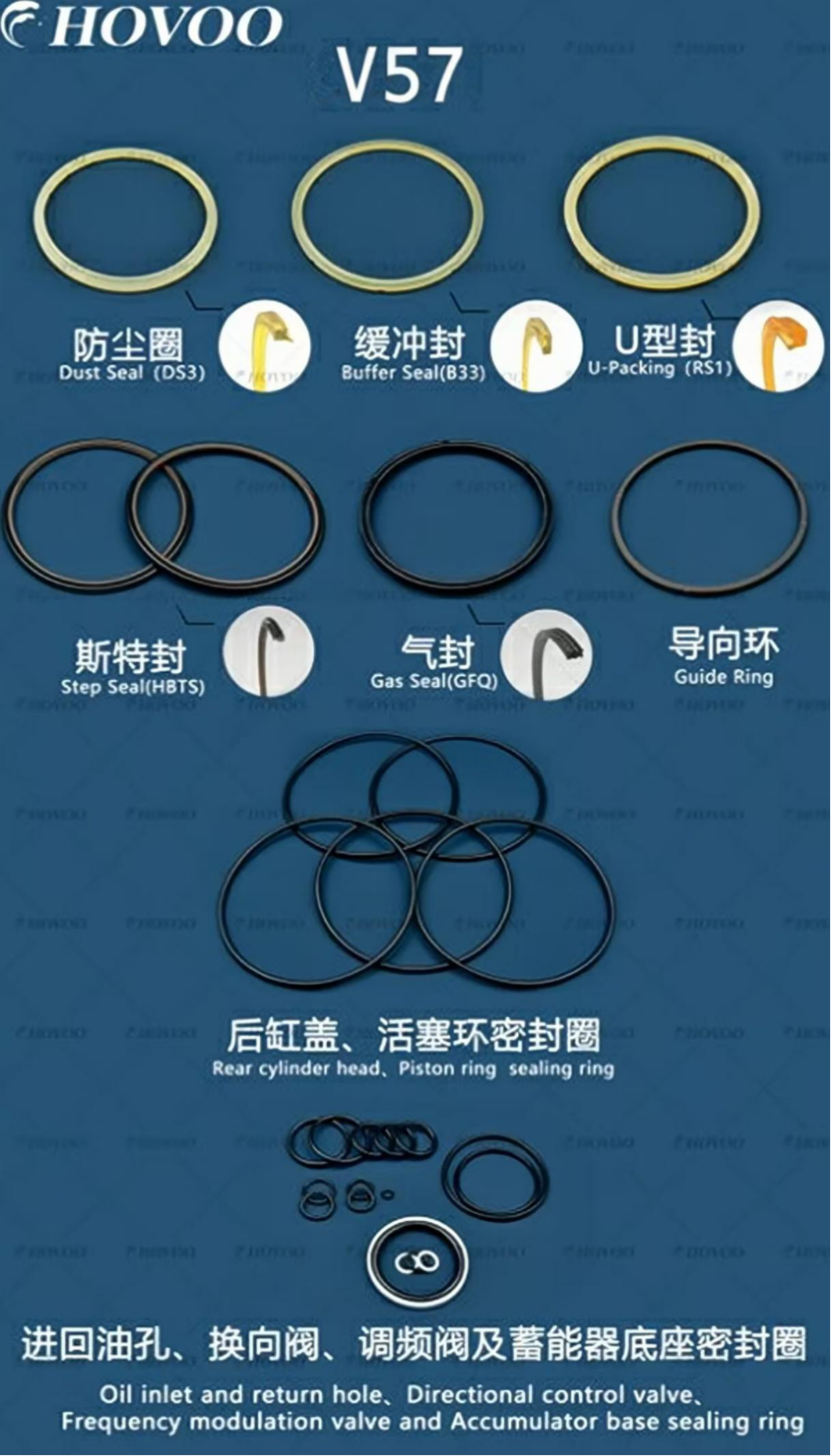 V57 Hydraulic Breaker Seal Kits supplier