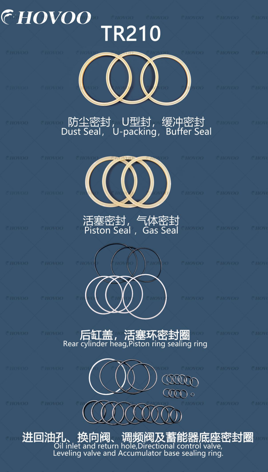 tr210 hydraulic hammer seal kits-2