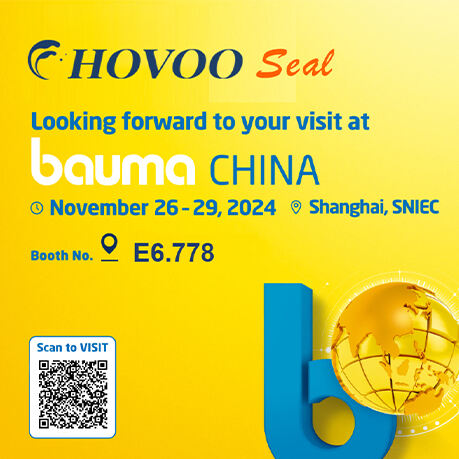 Looking for a sealing supplier? Find hovoo at the  bauma china 2024