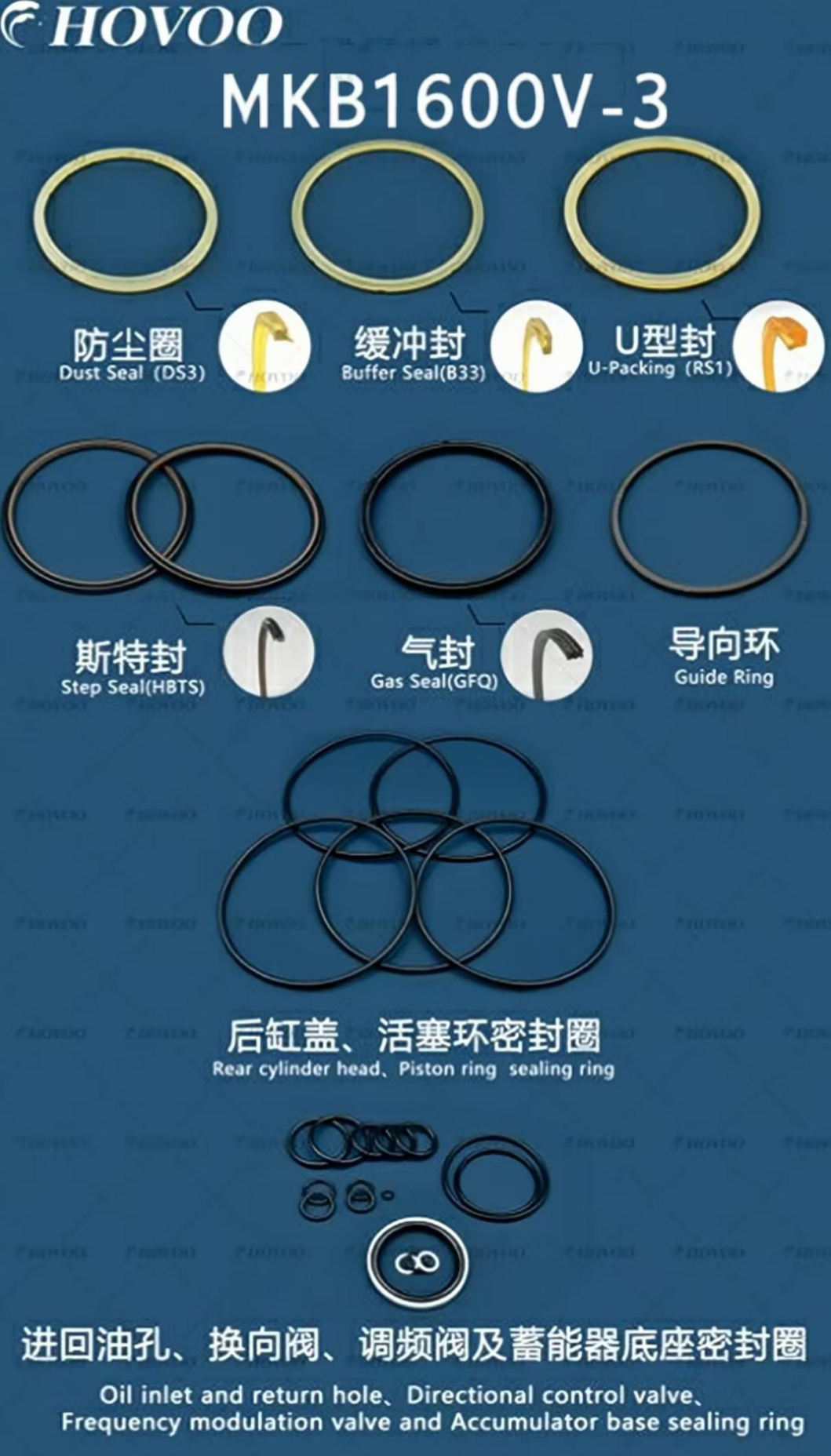 mkb1600v 3 hydraulic breaker seal kits-2