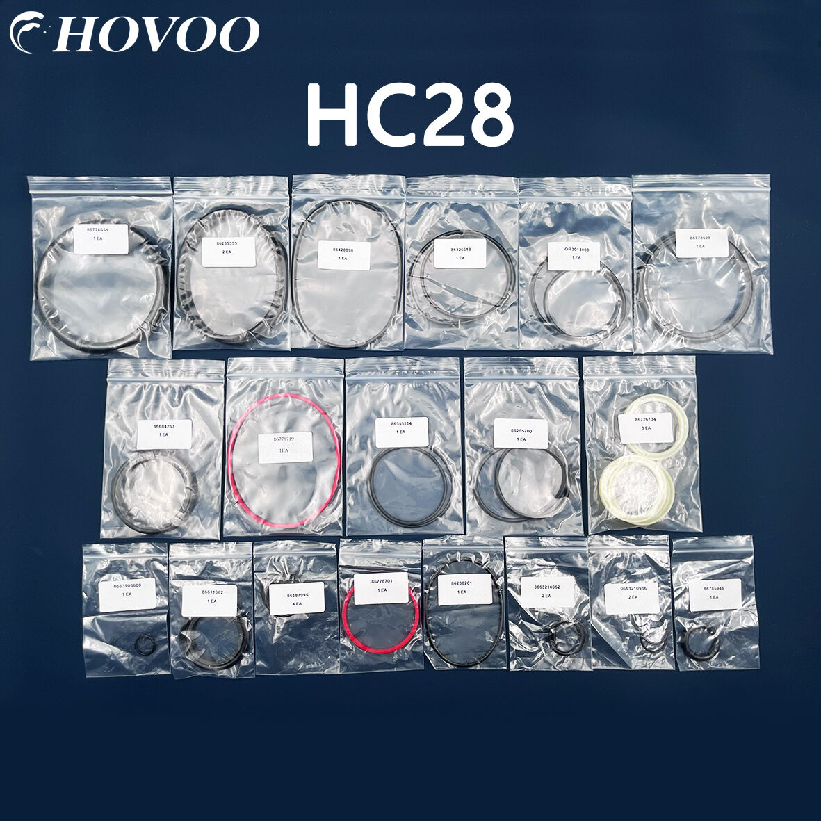 أطقم أختام المثقاب الهيدروليكي للصخور 86784436/HC28