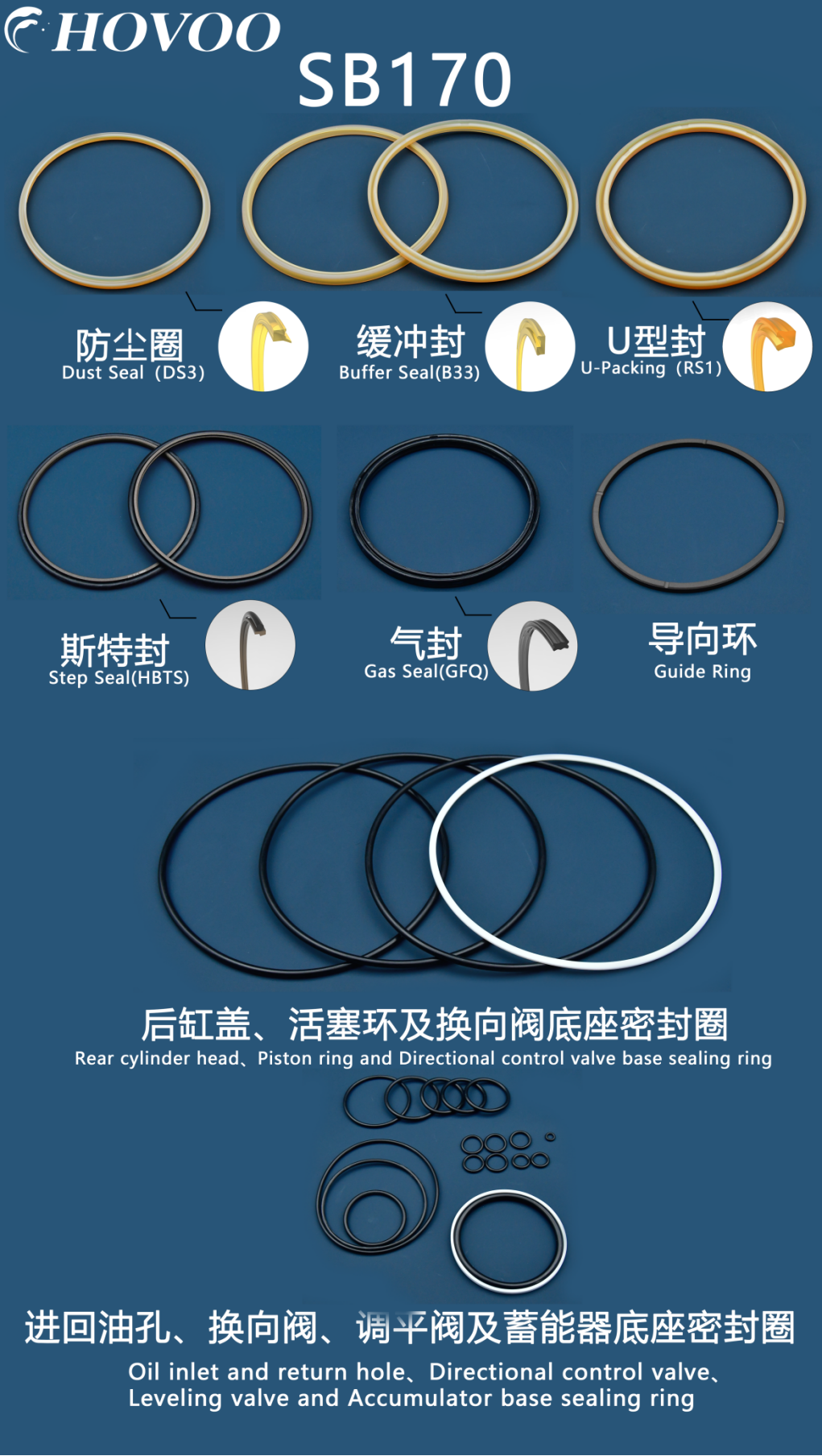 sb170 hydraulic hammer seal kits-2