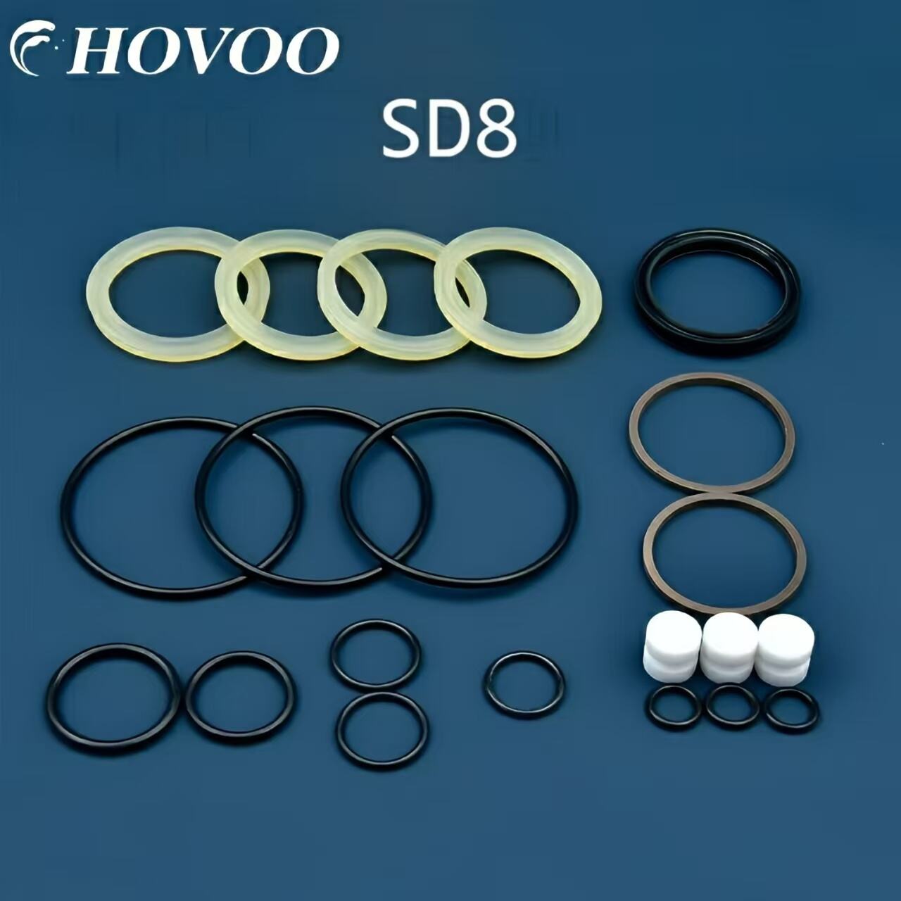 SD8 hidrauliskās triecējiekārtas blīvējumu komplekti