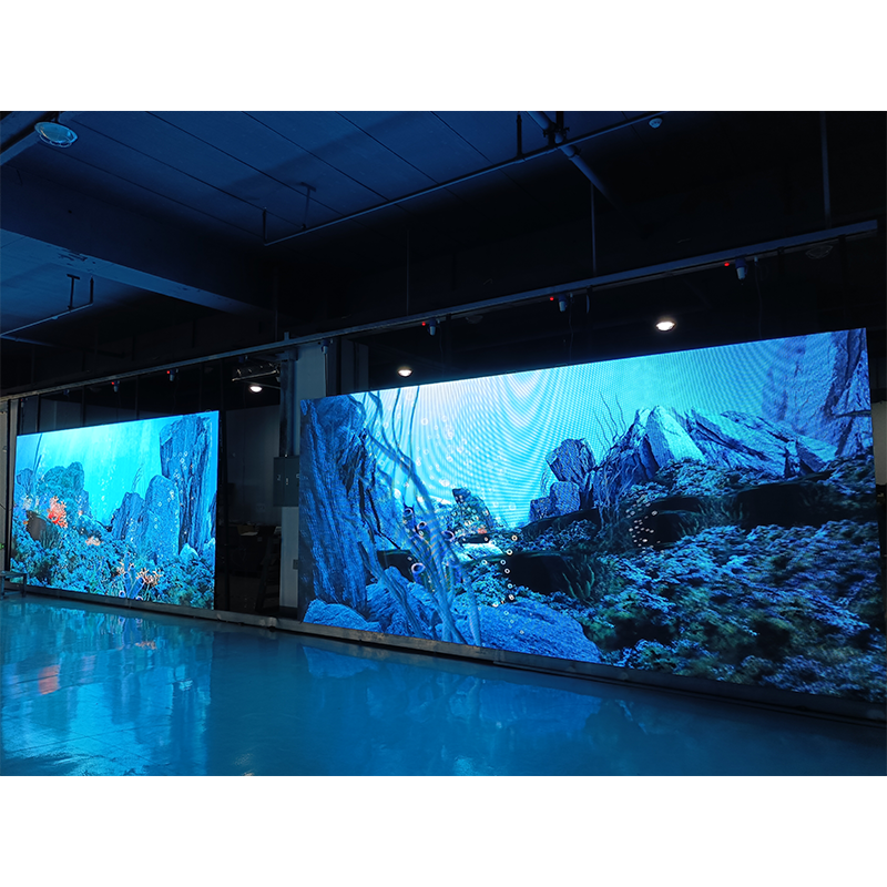 Scene-variable rental LED display screen