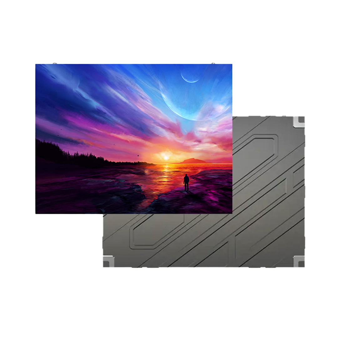 Palamig na display screen para sa kumperensya sa loob ng gusali