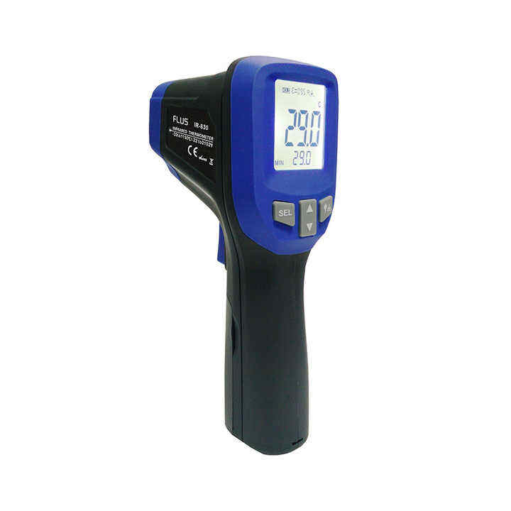 เครื่องวัดอุณหภูมิแบบไม่สัมผัสอินฟราเรด (IR-830 Pyrometer) สำหรับอุตสาหกรรม พร้อมเซ็นเซอร์วัดอุณหภูมิ