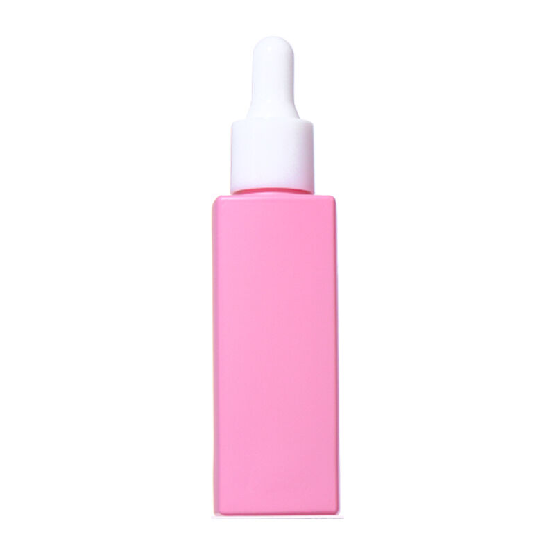 30ml Dropper Bottle | Square Design + White Rubber Bulb factory