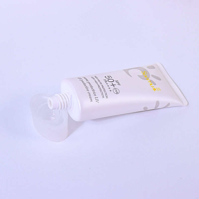 50ml Pure White Minimalist Sunscreen Tube manufacture