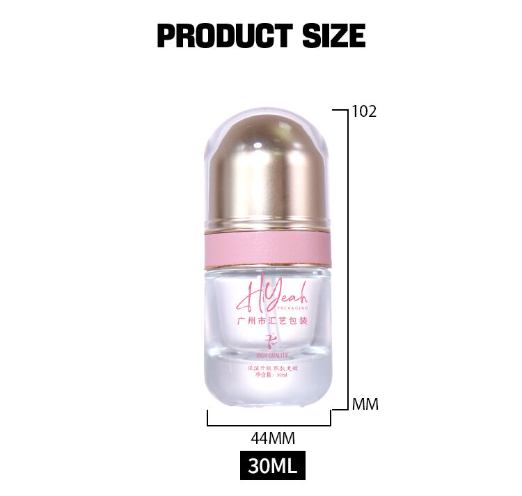30ML Capsule - Shaped Transparent Lotion Bottle, Colorful Lid Decorations Show Exquisite Charm manufacture