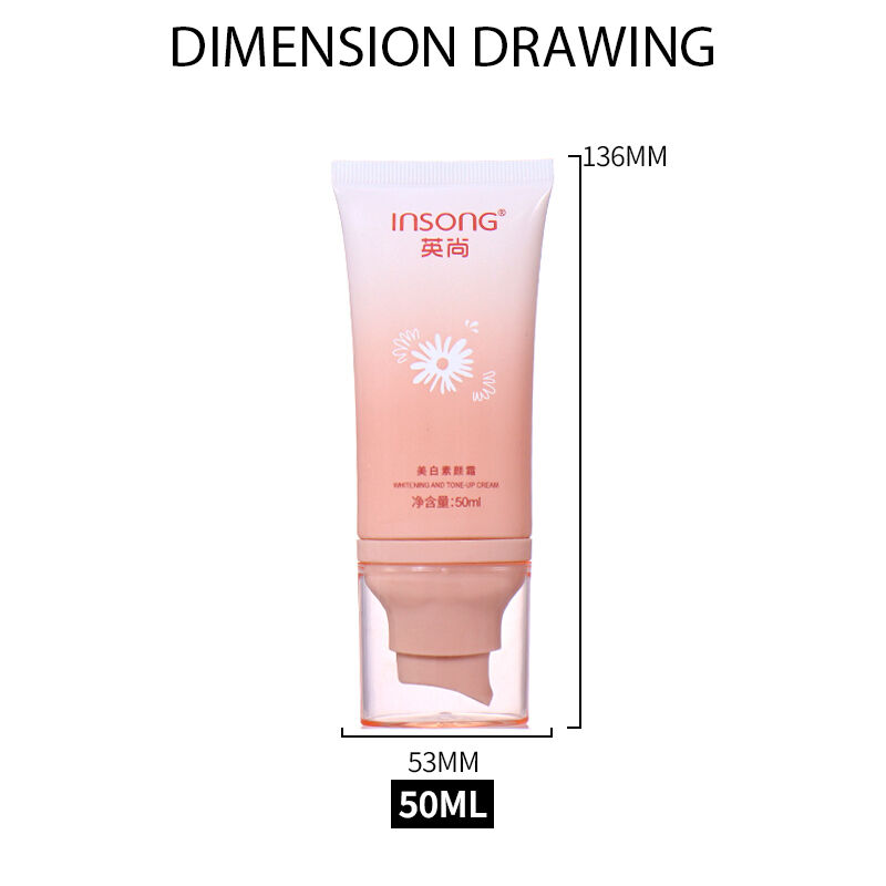 50ML Gradient Pink Tone - Up Cream Hose, Pump Head Design Shows Exquisite Texture manufacture