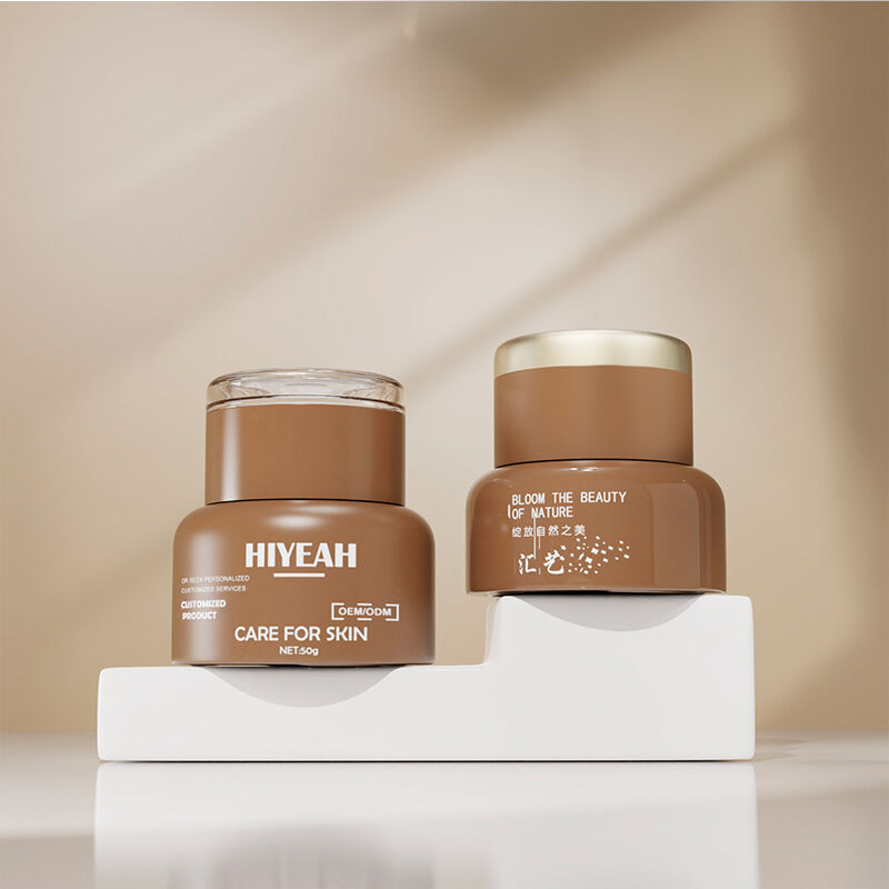 Matte Finish Cosmetic Jar With Soft Touch & Luxury Texture