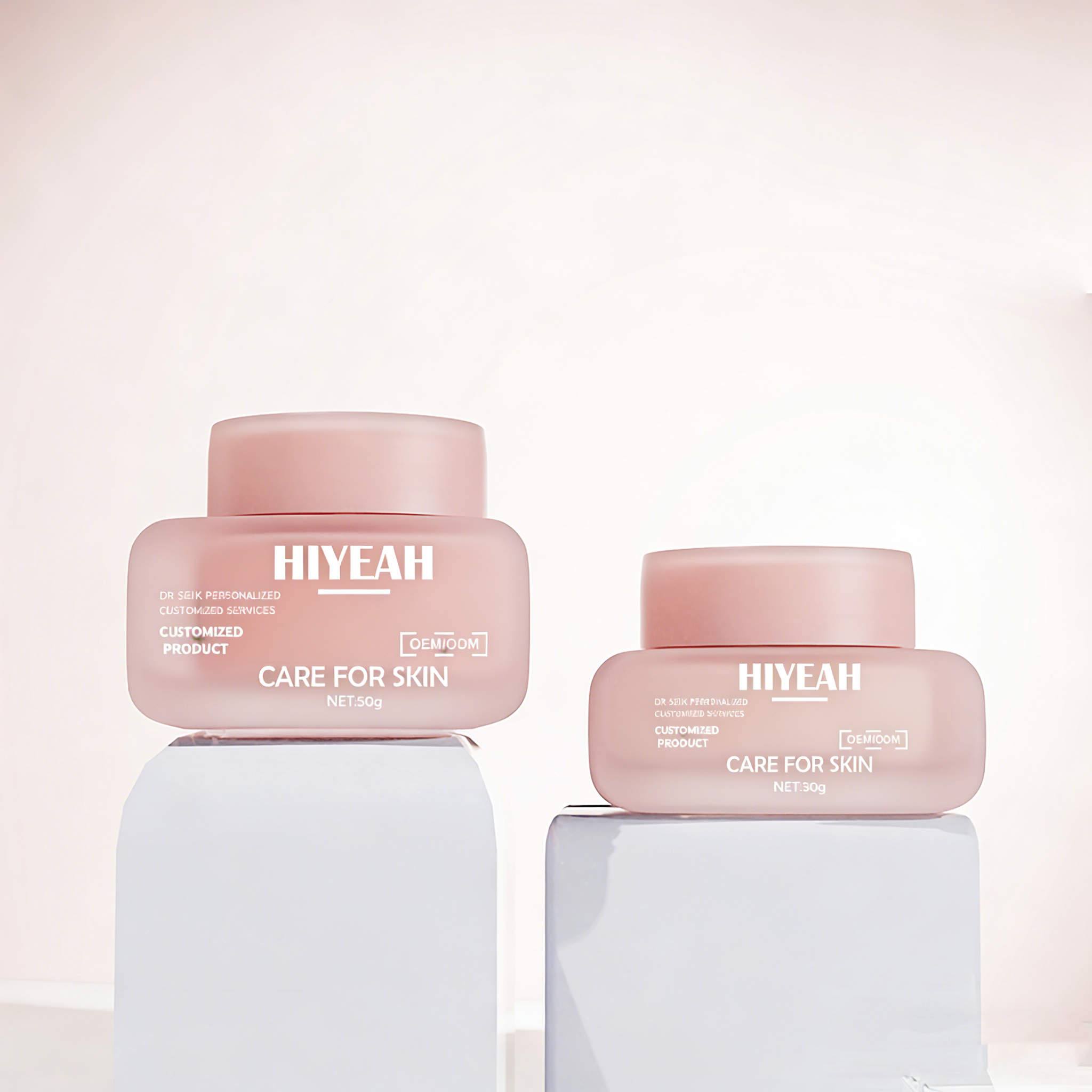 Plastic Cosmetic Jar For Skincare With Lightweight & Durable Design