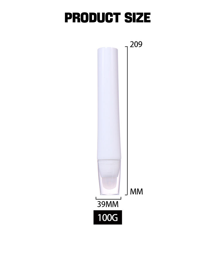 100ml Minimalist White Series! Multi - functional Beauty and Skin Care Hose Packaging manufacture