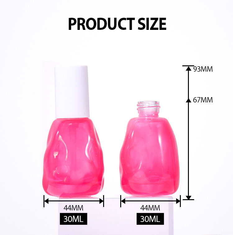40ml Irregular Round Water - Drop Shaped Beauty Bottle supplier