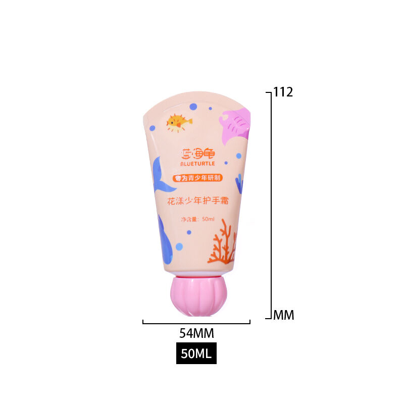 50ml Marine - Style Hand Cream Hose, Shell Screw Cap Shows Fresh Texture supplier