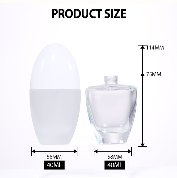 40ml Irregular Round Water - Drop Shaped Beauty Bottle supplier