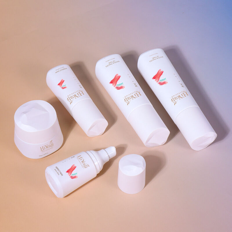 120ML, 100ML, 50ML, 30ML, 50G White Elegant Set Series, Minimalist Design Shows High - end Texture