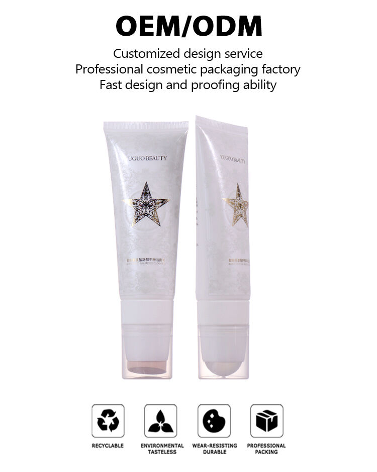 100ml Pure White Beauty Hose, Sponge Head Design Shows Ingenious Texture supplier