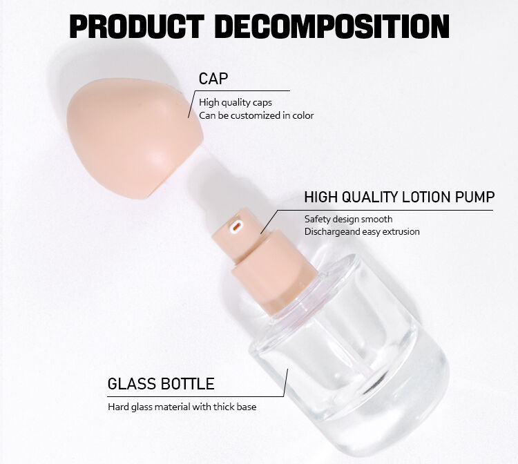 40ml Lotion Bottle: Creative Egg - Shaped Cap Beauty Bottle supplier