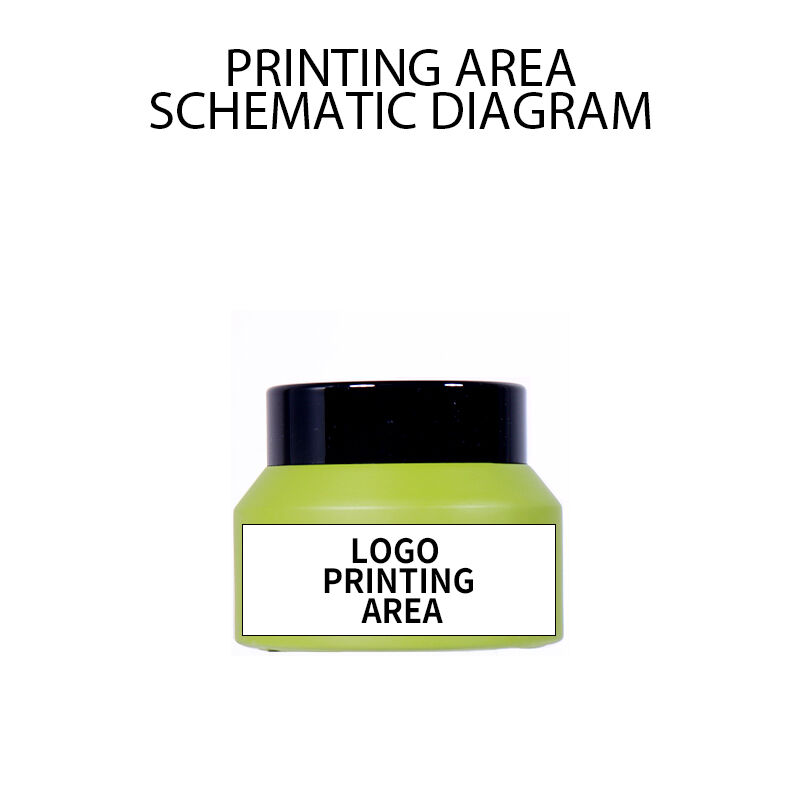 40G Fresh Green Cream Jar, Black Lid Design Shows Minimalist and High - end Sense supplier