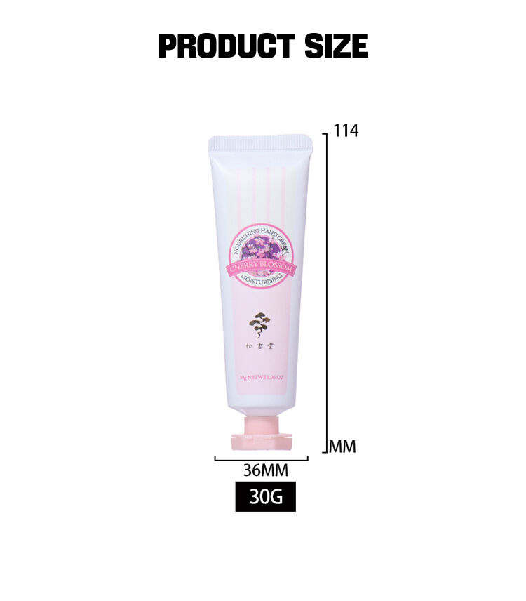 30ml White - Pink Hand Cream Tube, Exquisite Craftsmanship Shows Romantic Texture factory