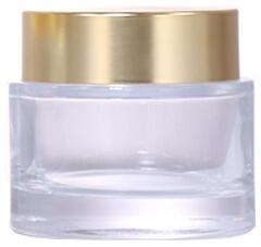 150G, 120G, 100G, 80G, 50G, 30G Transparent Cream Jars in Two Styles, Golden Lids and White Lids Show Diverse Elegance supplier