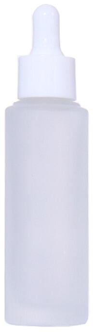 40ML, 30ML, 20ML, 10ML Minimalist Frosted Essence Bottle, Silver Lid / Dropper Shows Exquisite Charm factory
