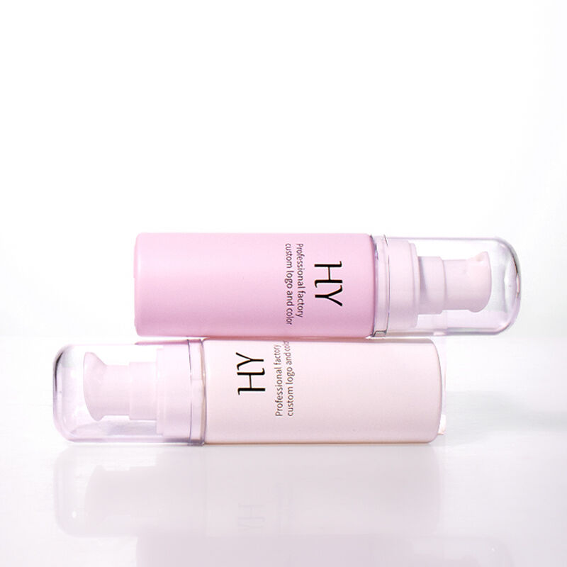 Elegant Pink Lotion Bottle For Feminine Skincare Lines