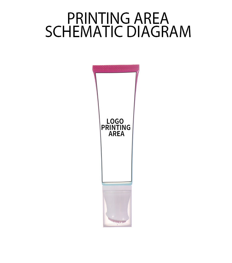 80ml Pink - Blue Gradient Beauty Hose, Silicone Brush Head Shows Ingenious Texture supplier