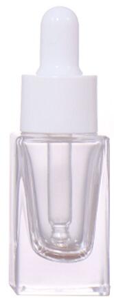 30ml/20ml/10ml/5ml Transparent Square Dropper Beauty Bottle, Minimalist Design Shows Pure Style manufacture
