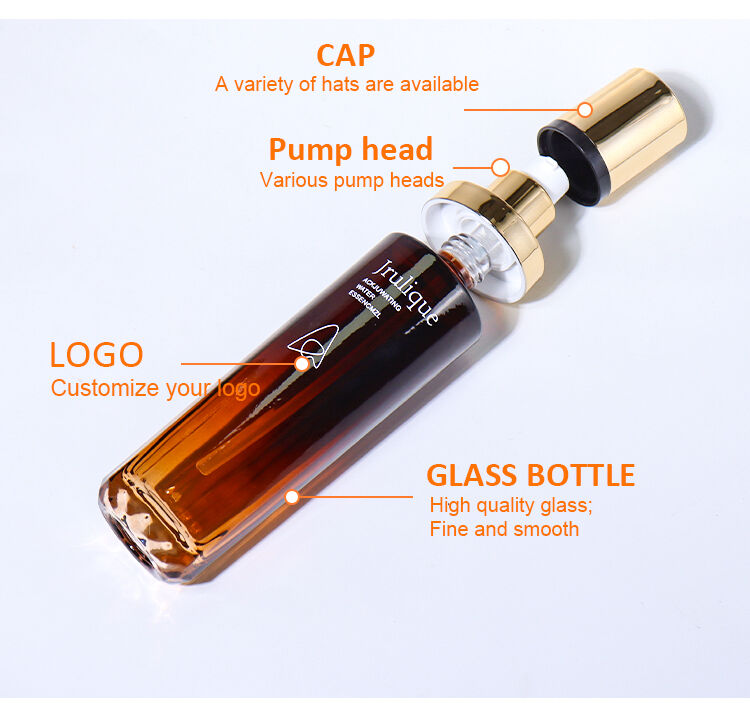 120ML/100ML/50ML/30ML/50G/30GLotion spray pump bottle details