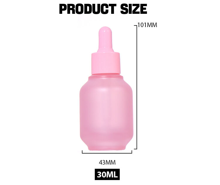 30ML Macaron - colored Series Dropper Essence Bottle supplier