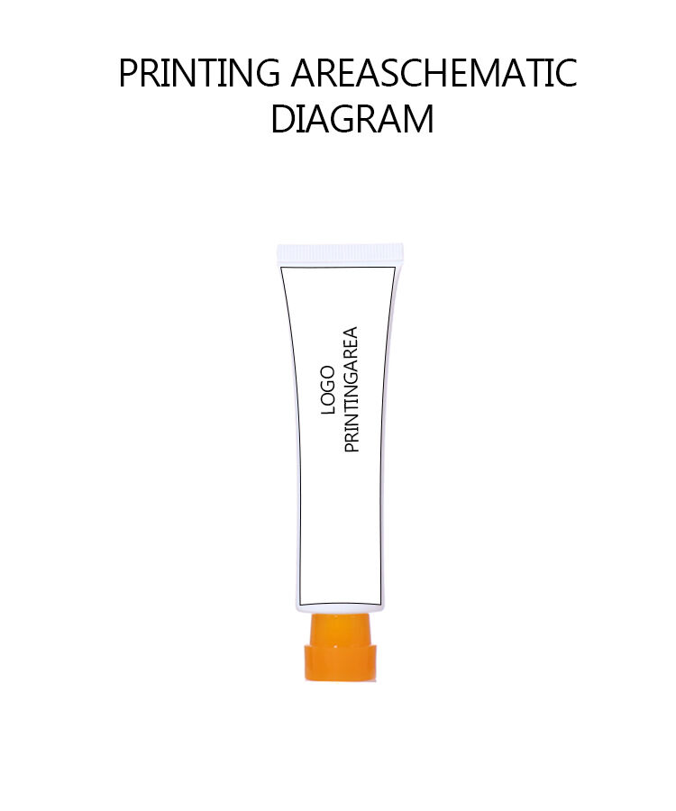 30ml White - Orange Contrast Color! Minimalist Style Hose Packaging factory