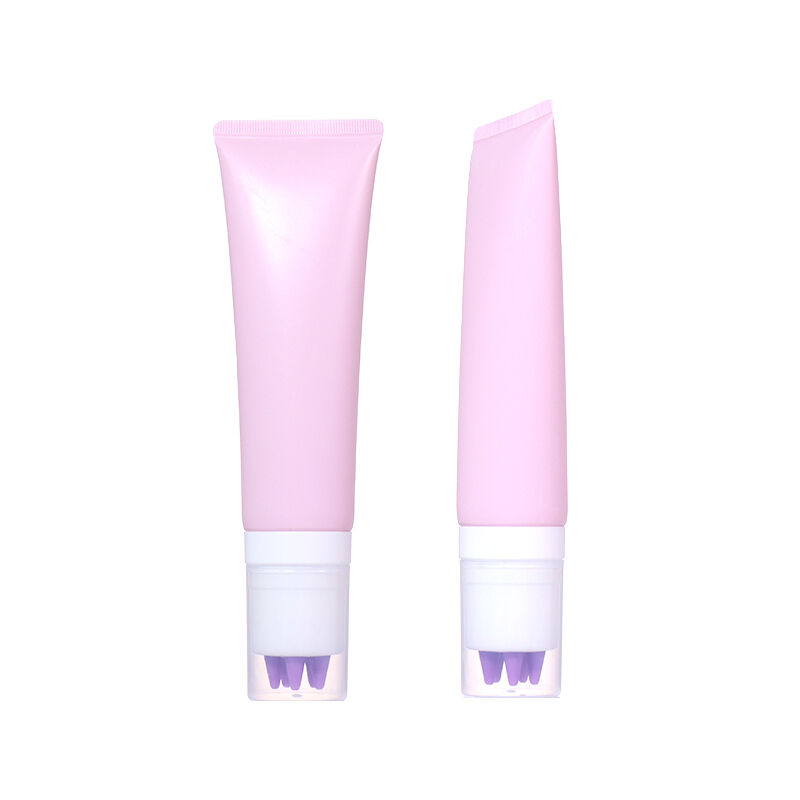 100ml Creative Massage Skincare Hose, Pink-White-Purple Color Matching Radiates Dynamic Charm