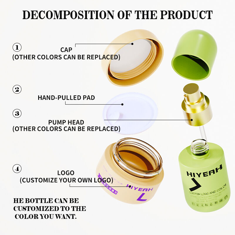 Which glass jar fits high-end skincare?