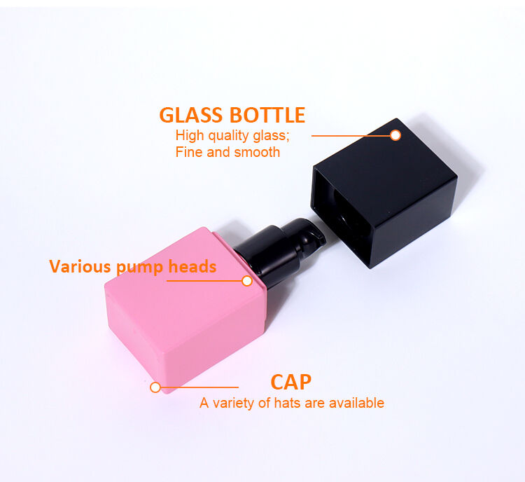 The lotion bottles, spray bottles in 50ML, 30ML, 20ML details