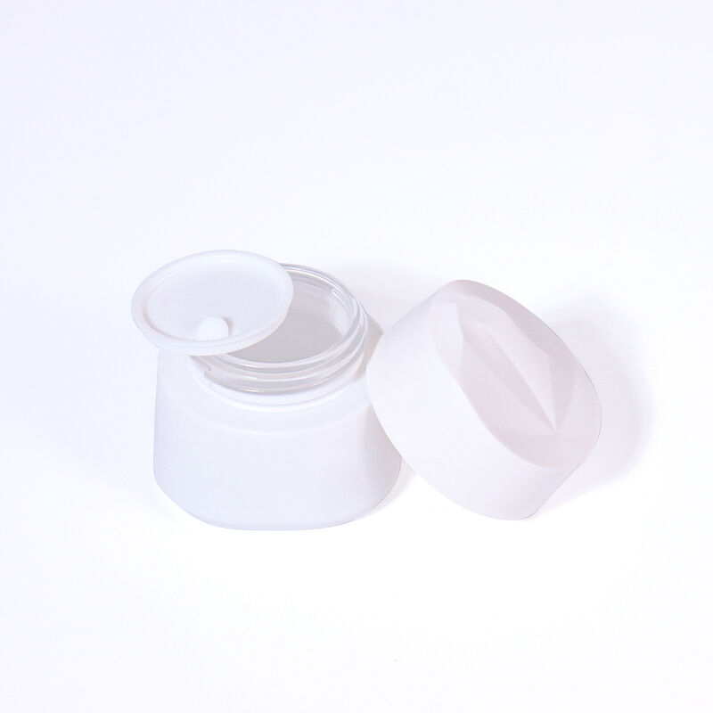 Aangepaste glazen pot voor gezichtscrème met afdichting en bescherming