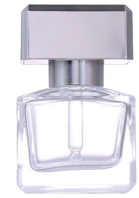 40ml Minimalist Transparent Essential Oil Bottle, Silver Square Cap Shows Exquisite Charm supplier