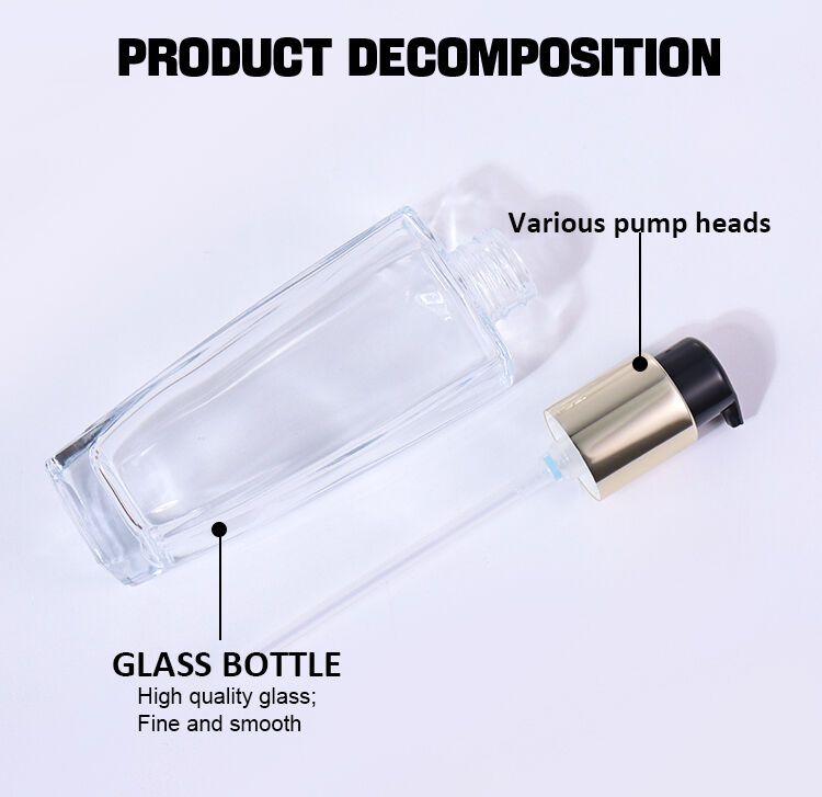 100ML,60ML Cosmetic Essence Bottle  details