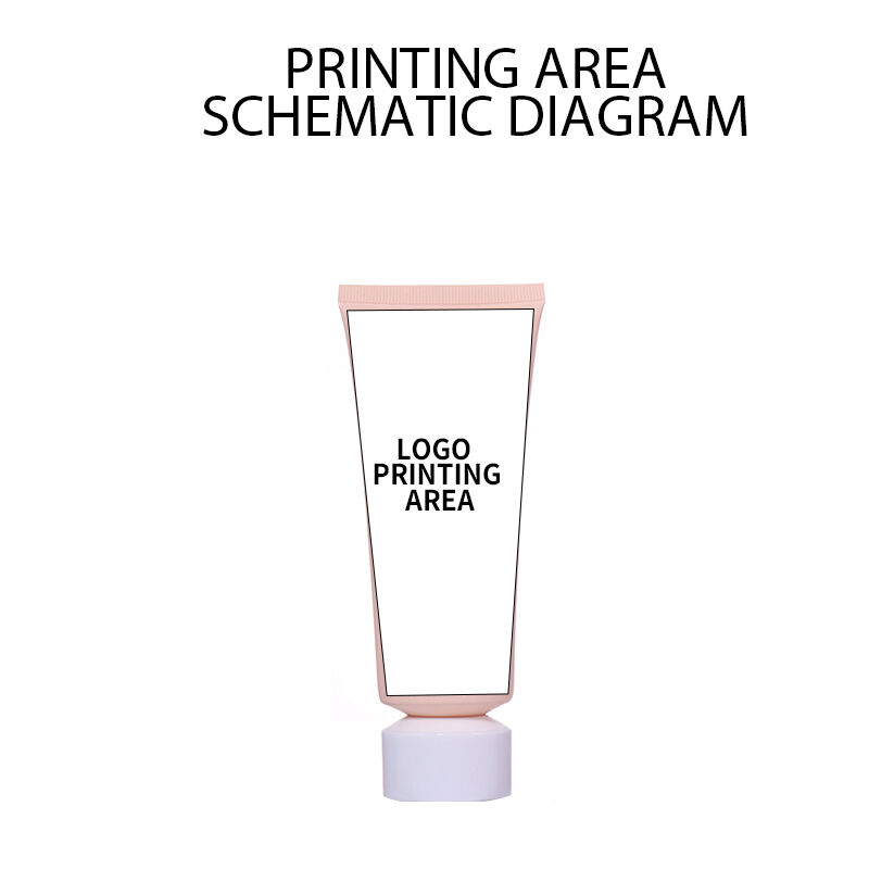100ml Light Pink Tube, White Cap Design Exhibits Fresh Texture details