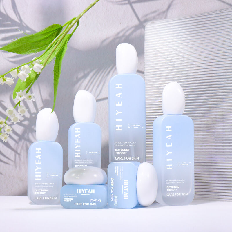 120ML, 100ML, 50ML, 30ML, 50G, 30G Light Blue Series Bottle Set